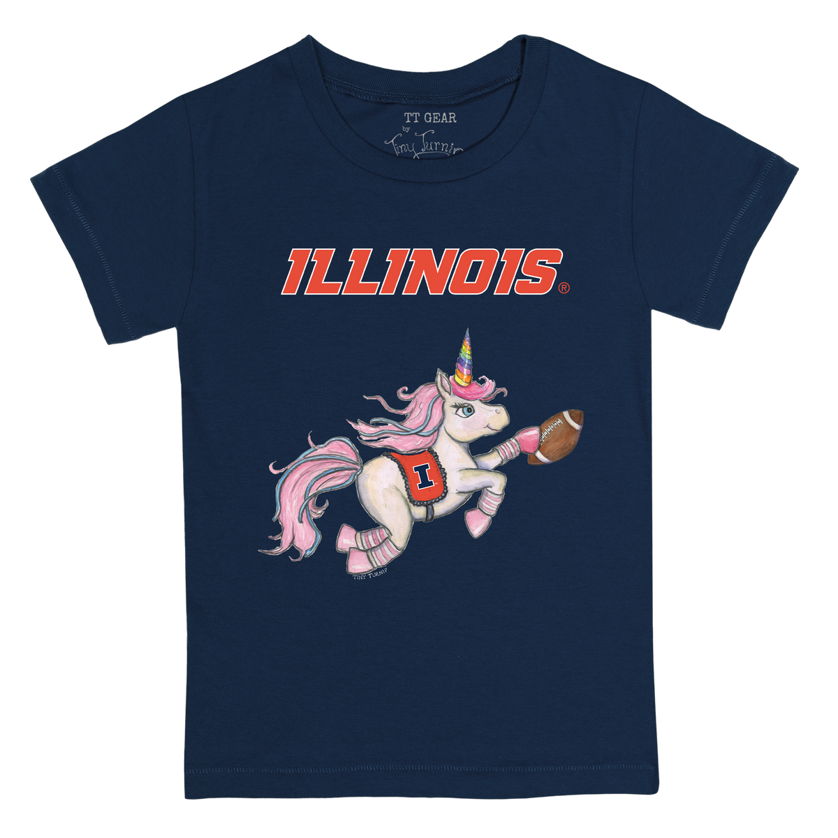 Illinois Fighting Illini Unicorn Kid's Tee Shirt