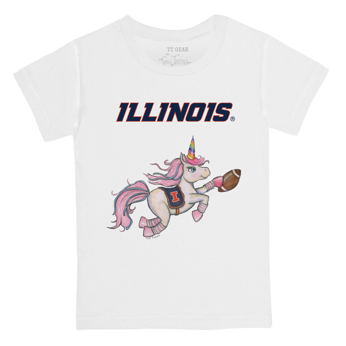 Illinois Fighting Illini Unicorn Kid's Tee Shirt