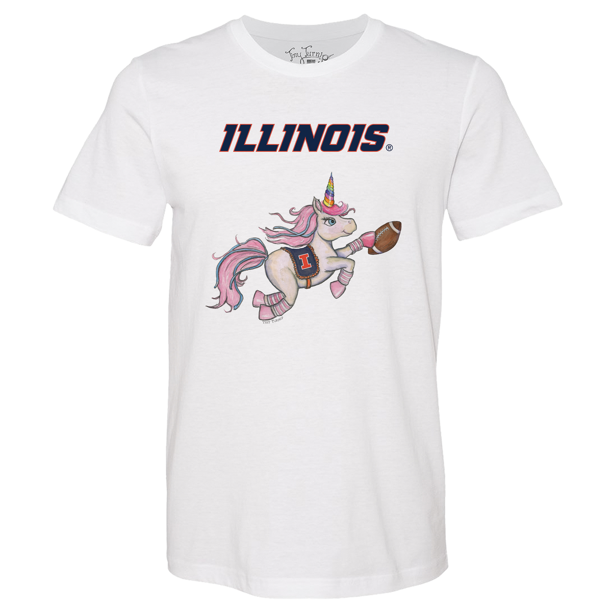Illinois Fighting Illini Unicorn Unisex Tee Shirt