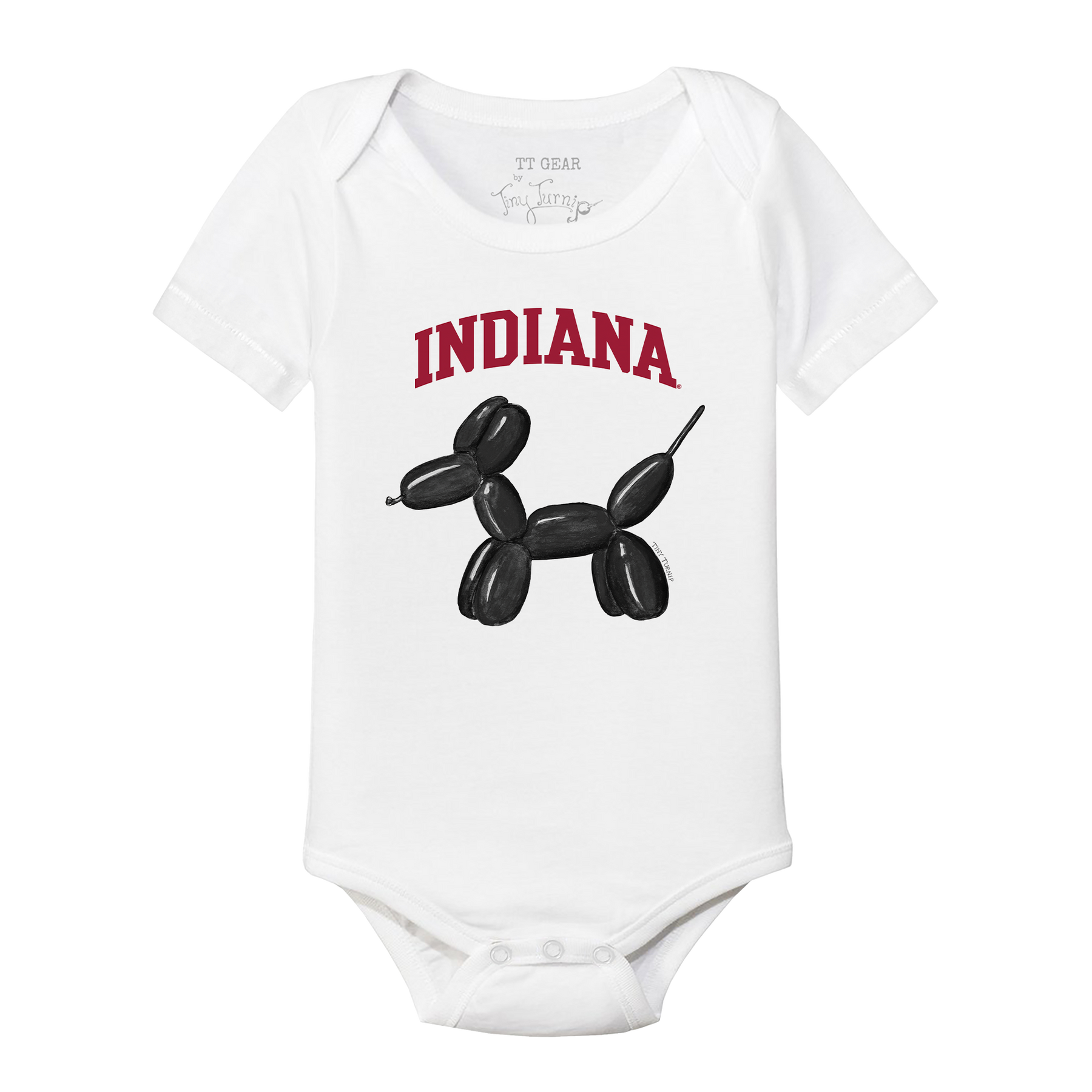Indiana Hoosiers Balloon Dog Short Sleeve Snapper