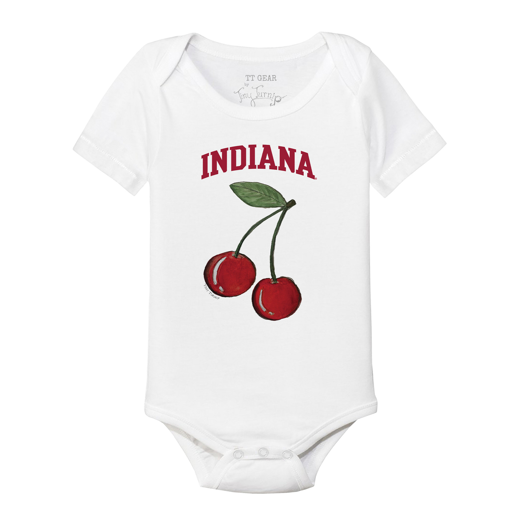 Indiana Hoosiers Cherries Short Sleeve Snapper