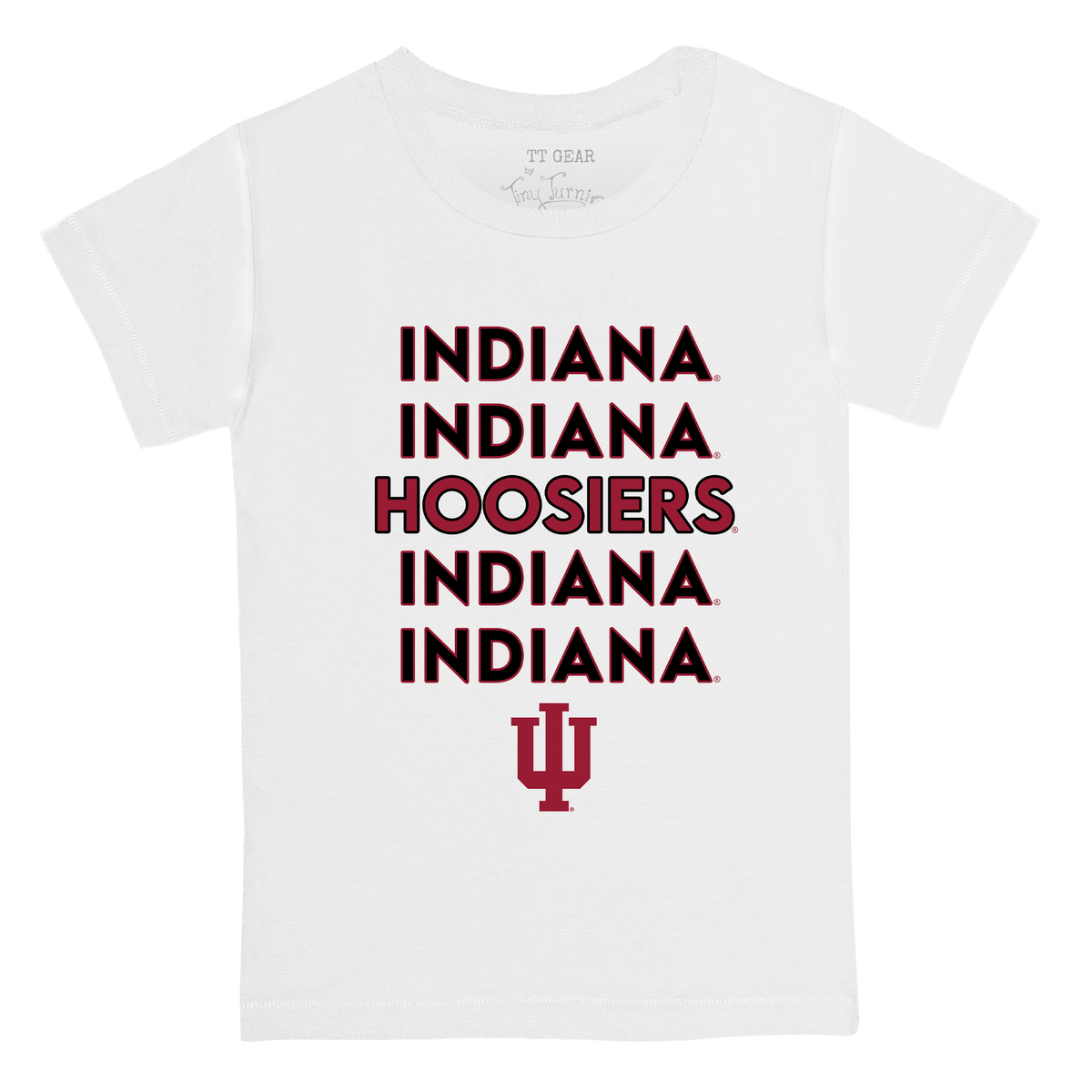 Indiana Hoosiers Stacked Kid's Tee Shirt