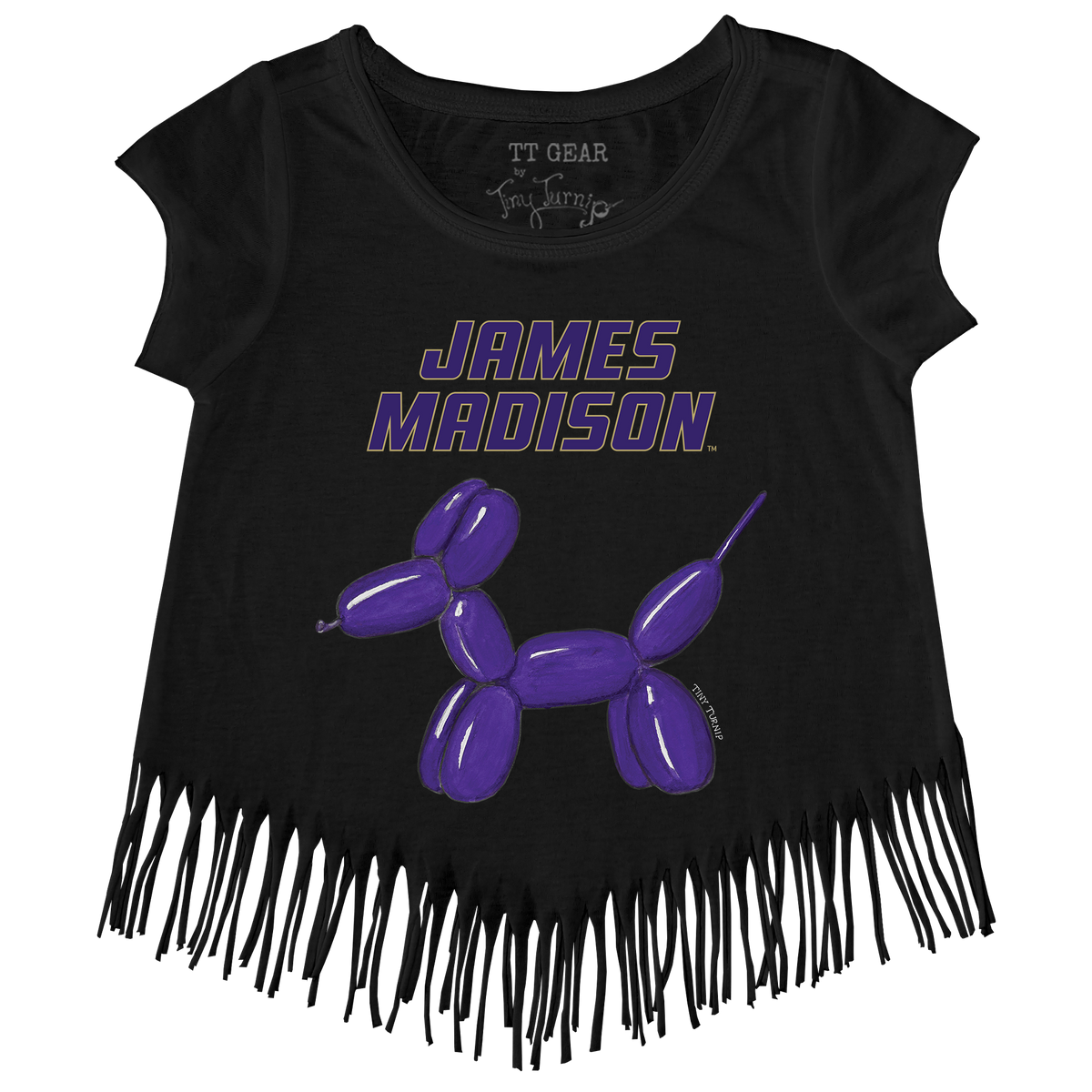 James Madison Dukes Balloon Dog Fringe Tee