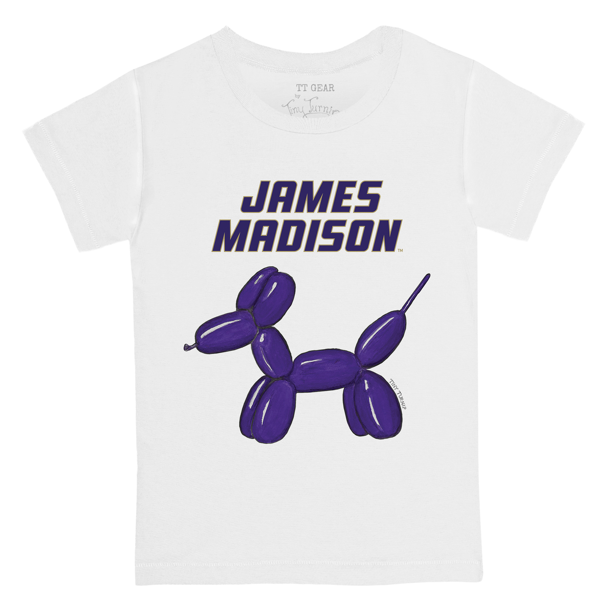 James Madison Dukes Balloon Dog Kid's Tee Shirt