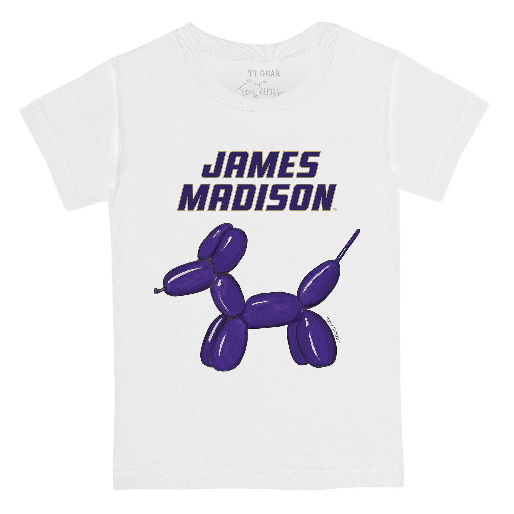 James Madison Dukes Balloon Dog Kid's Tee Shirt