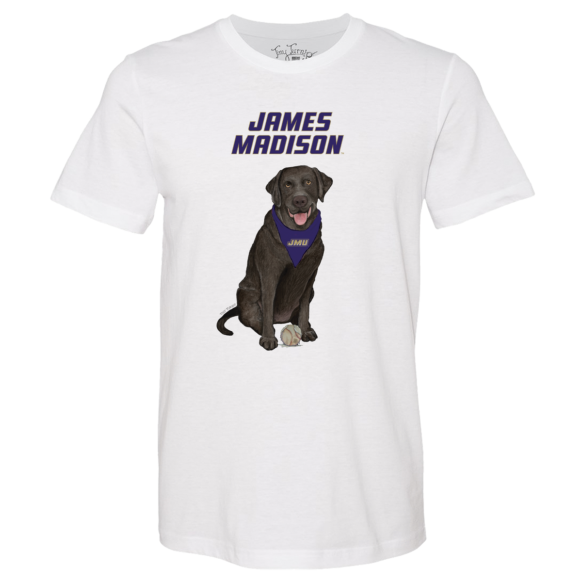 James Madison Dukes Black Labrador Retriever Unisex Tee Shirt