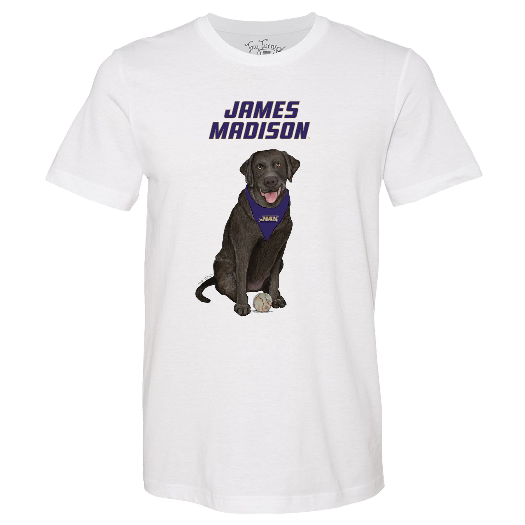 James Madison Dukes Black Labrador Retriever Unisex Tee Shirt