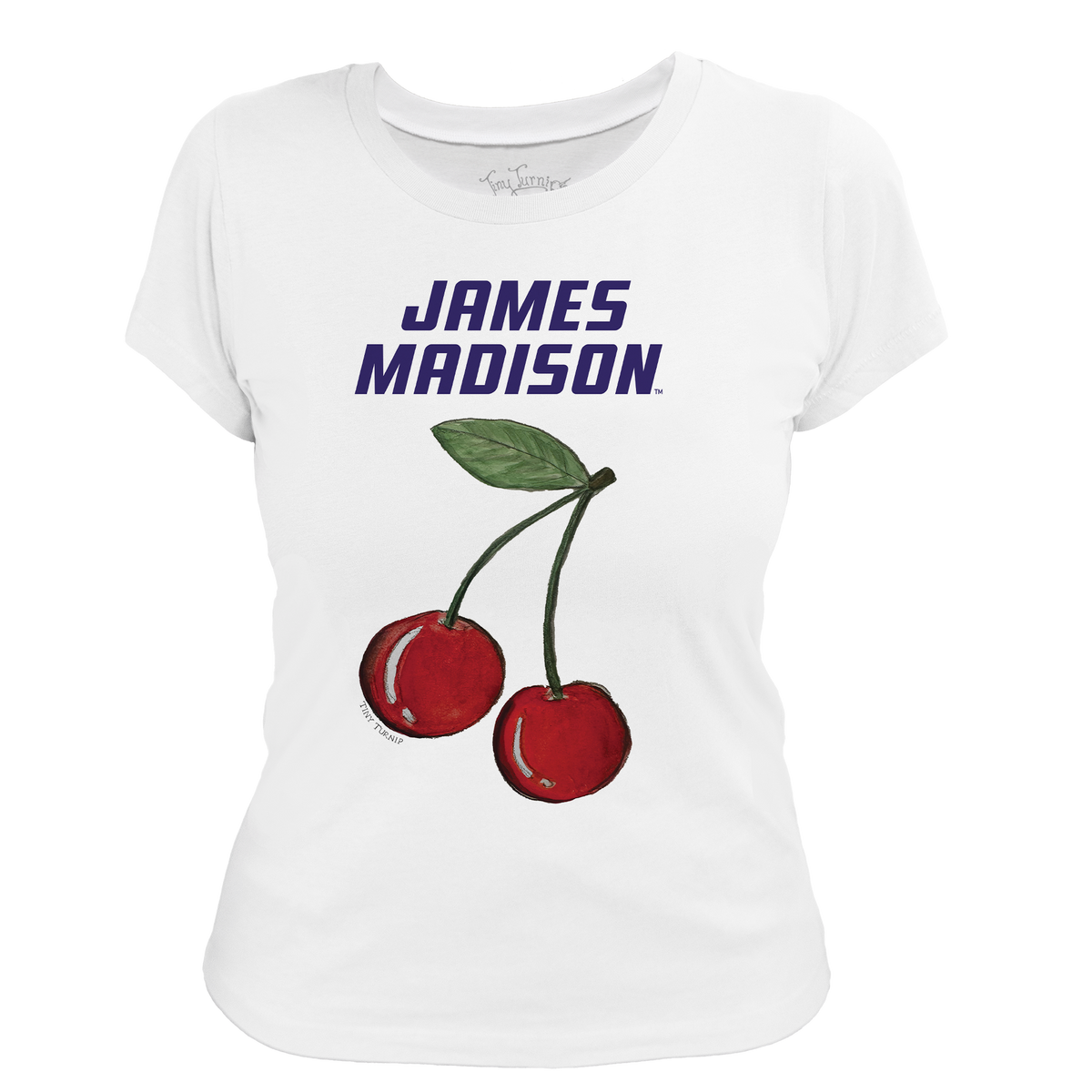 James Madison Dukes Cherry Women's Tee Shirt