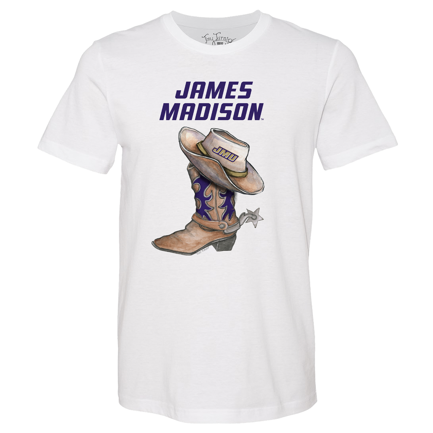 James Madison Dukes Cowboy Boot Unisex Tee Shirt