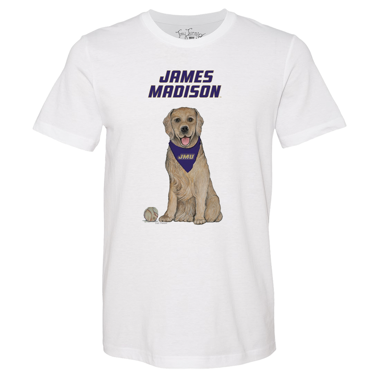 James Madison Dukes Golden Retriever Unisex Tee Shirt
