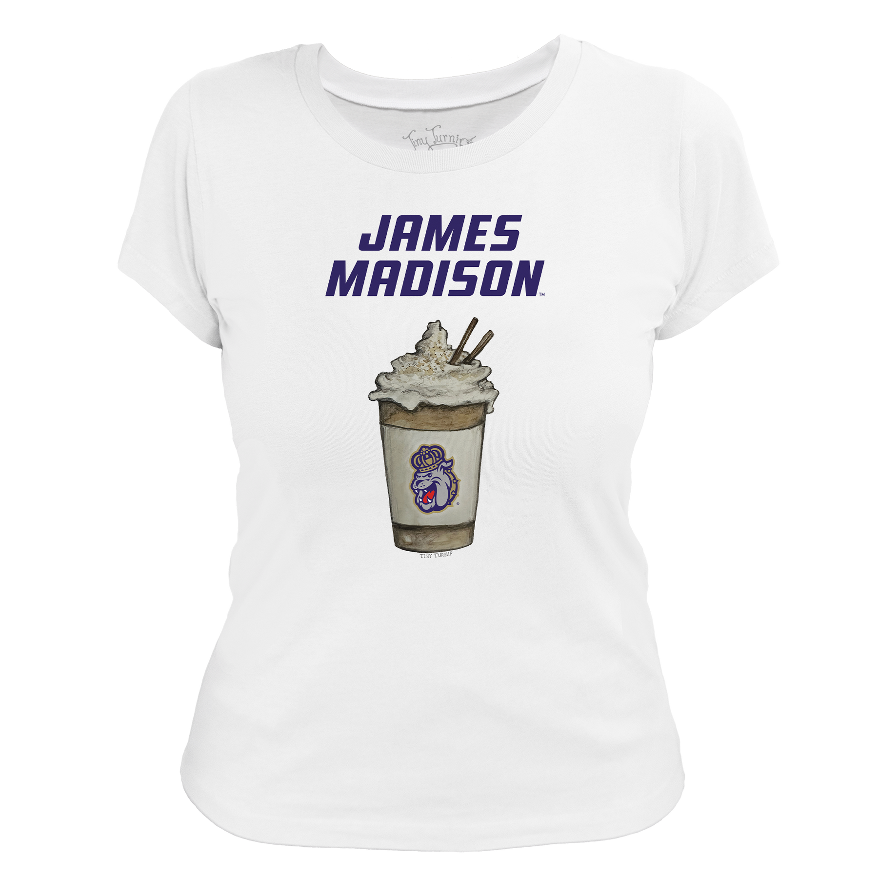 James Madison Dukes Latte Women's Tee Shirt