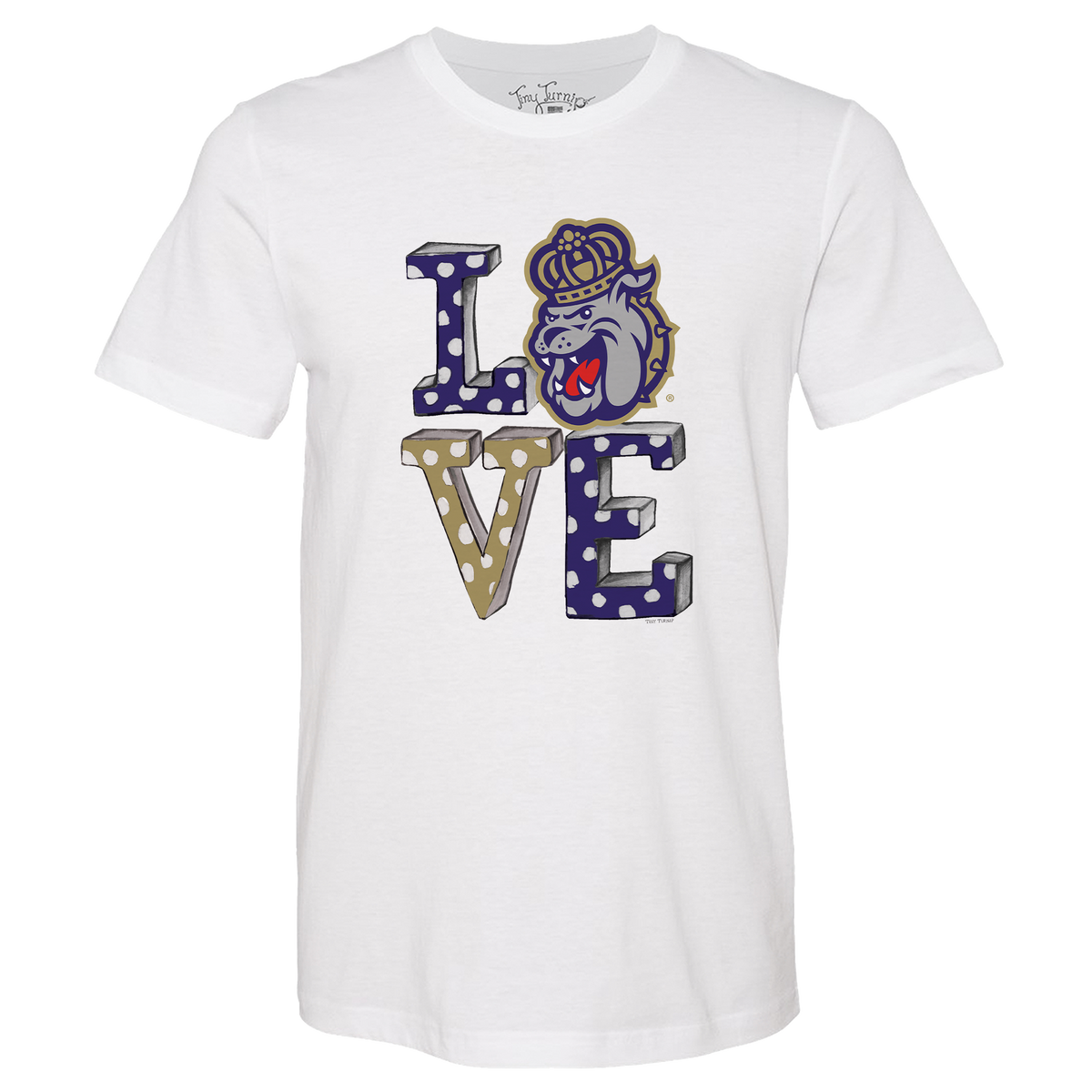 James Madison Dukes LOVE Unisex Tee Shirt