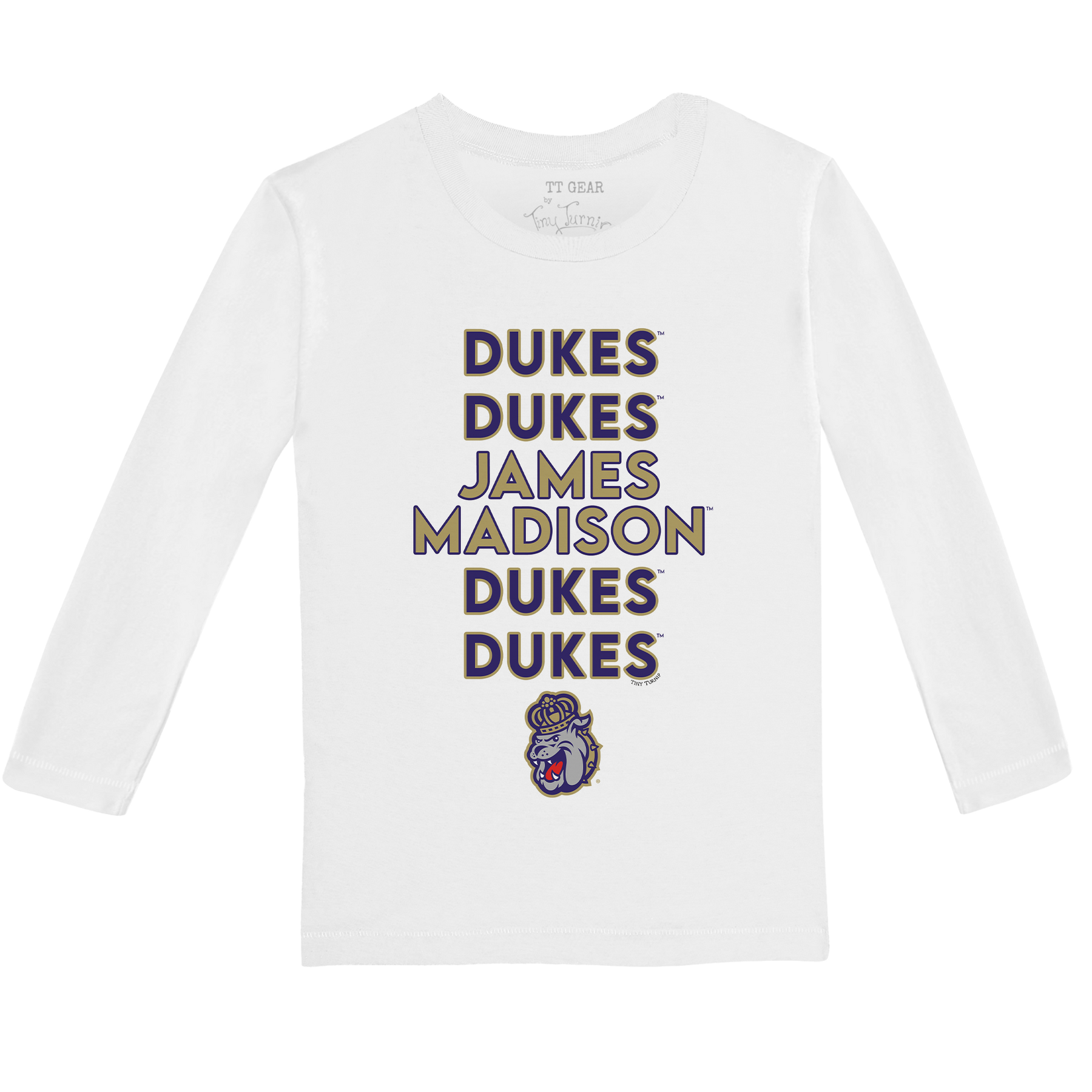 James Madison Dukes Stacked Long-Sleeve Tee Shirt