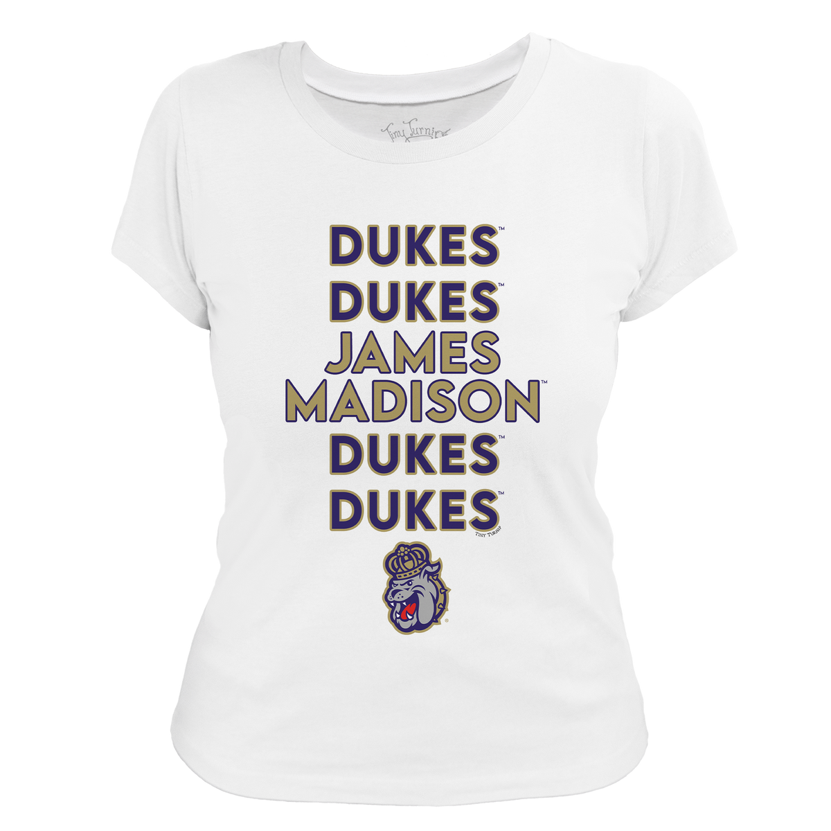 James Madison Dukes Stacked Women's Tee Shirt