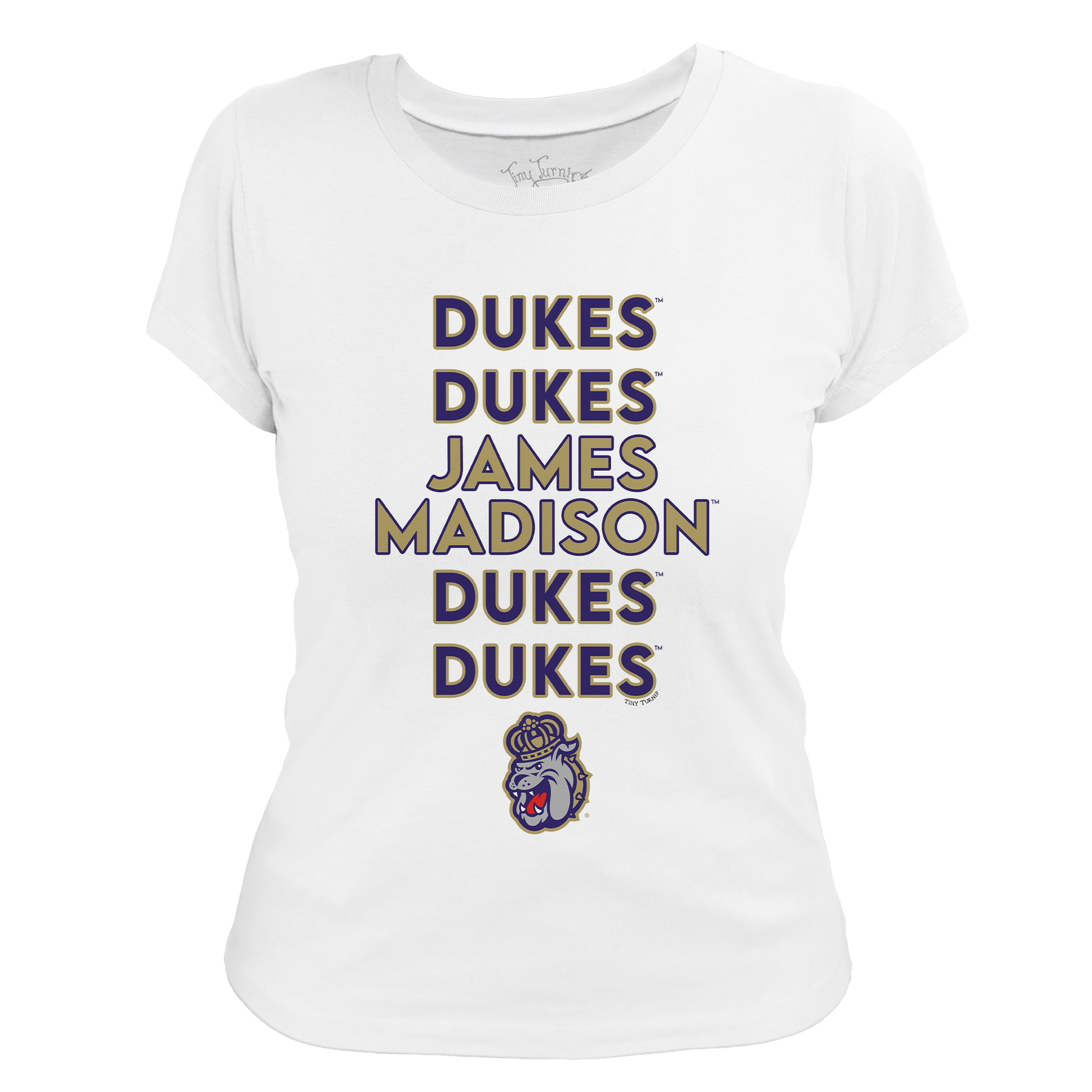 James Madison Dukes Stacked Women's Tee Shirt