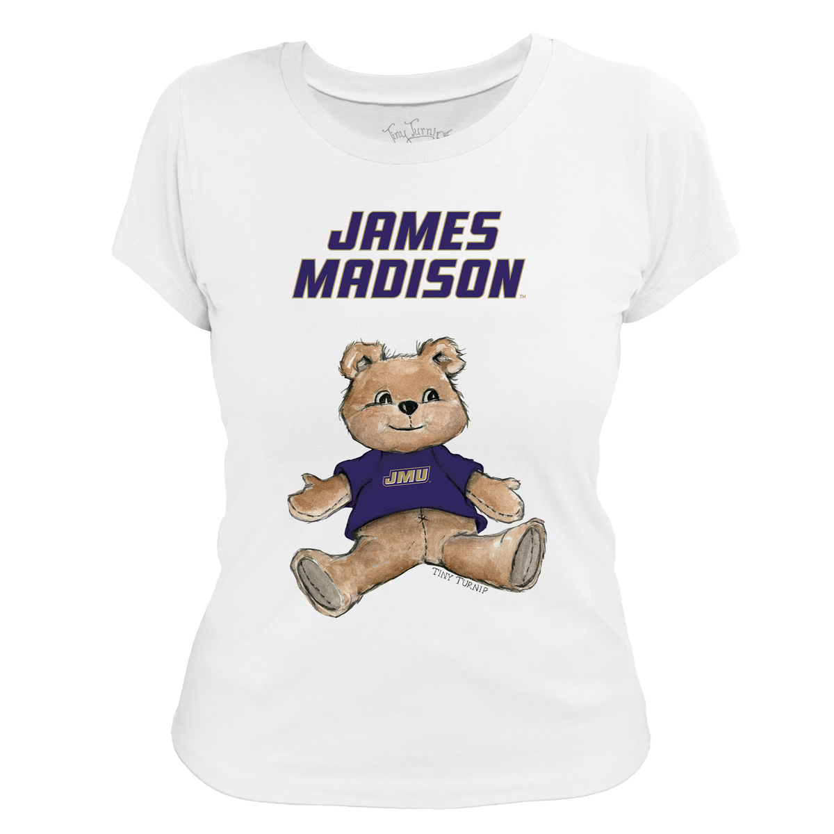 James Madison Dukes Teddy Women's Tee Shirt