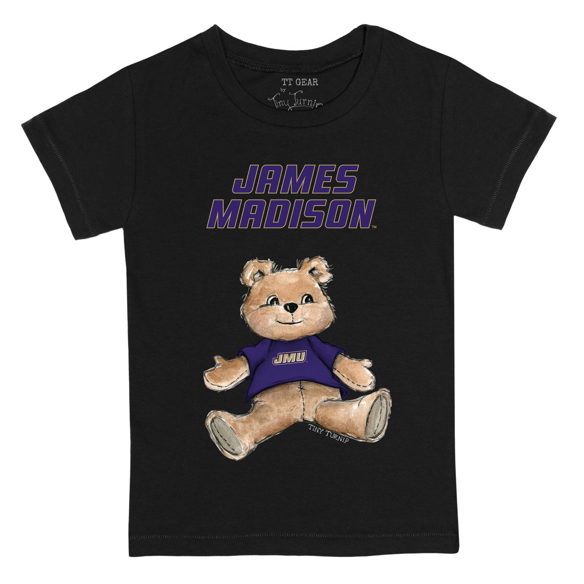 James Madison Dukes Teddy Kid's Tee Shirt
