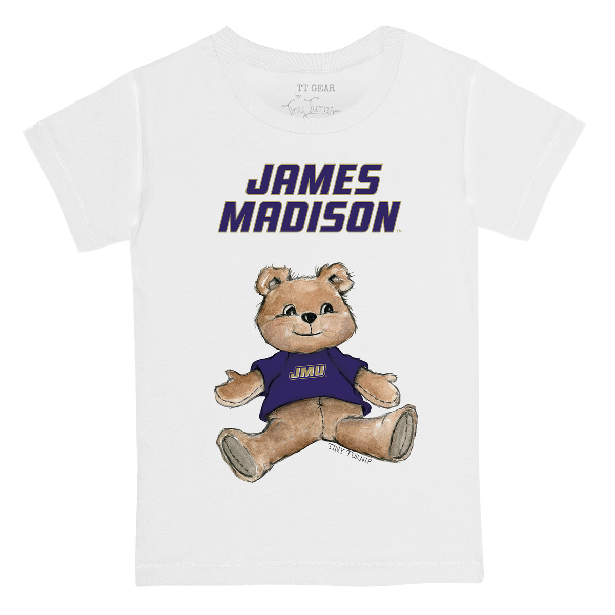 James Madison Dukes Teddy Kid's Tee Shirt
