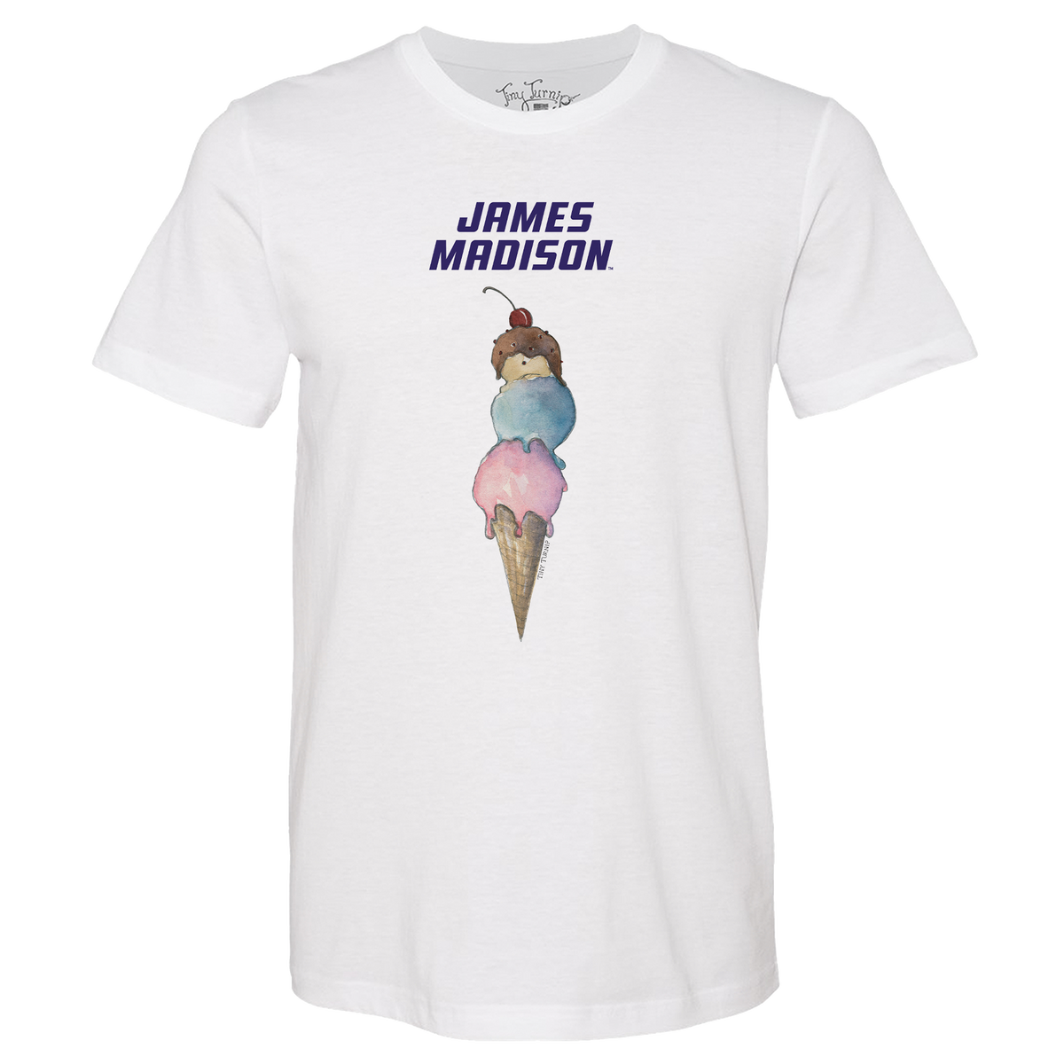 James Madison Dukes Triple Scoop Unisex Tee Shirt