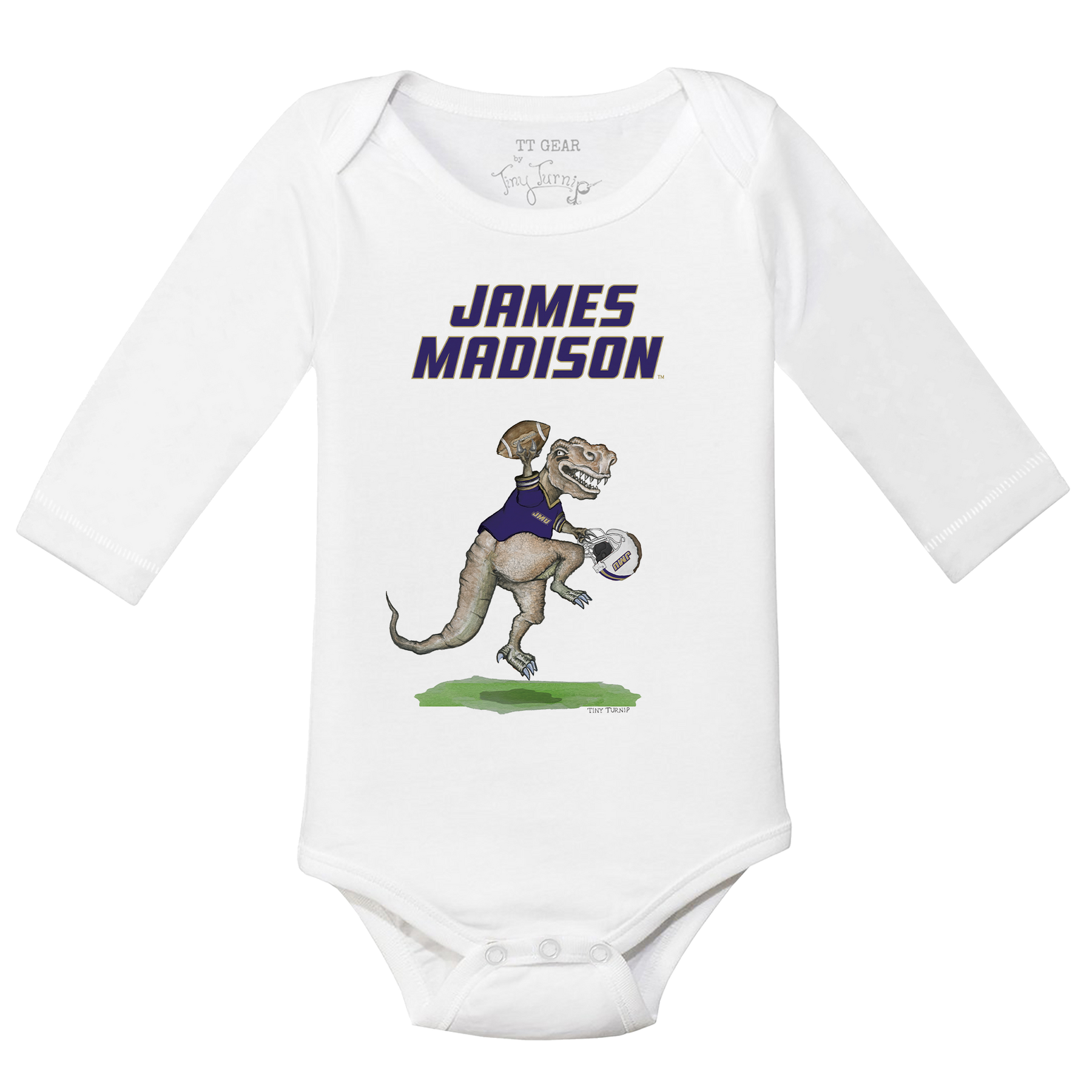 James Madison Dukes TT Rex Long-Sleeve Snapper