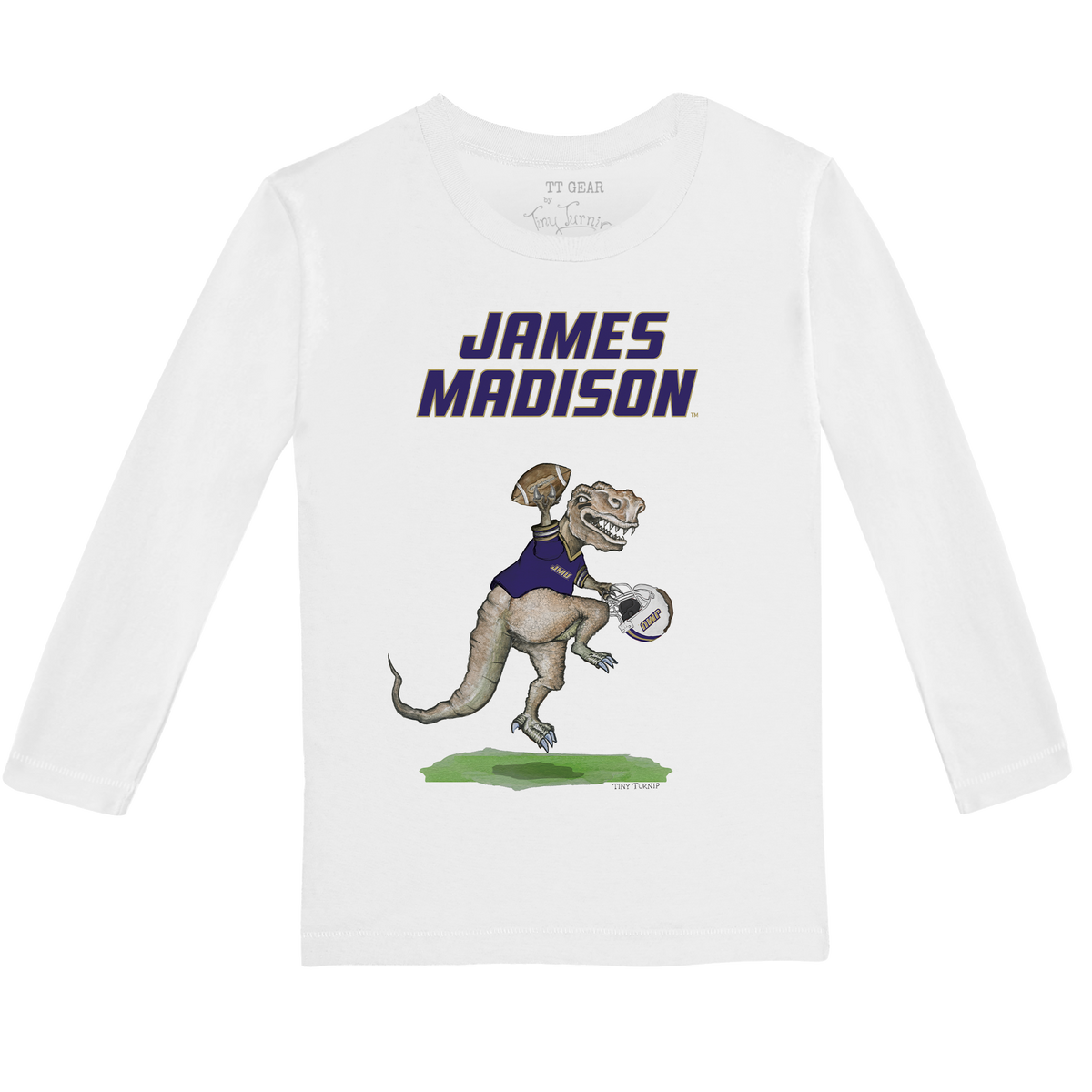 James Madison Dukes TT Rex Long-Sleeve Tee Shirt