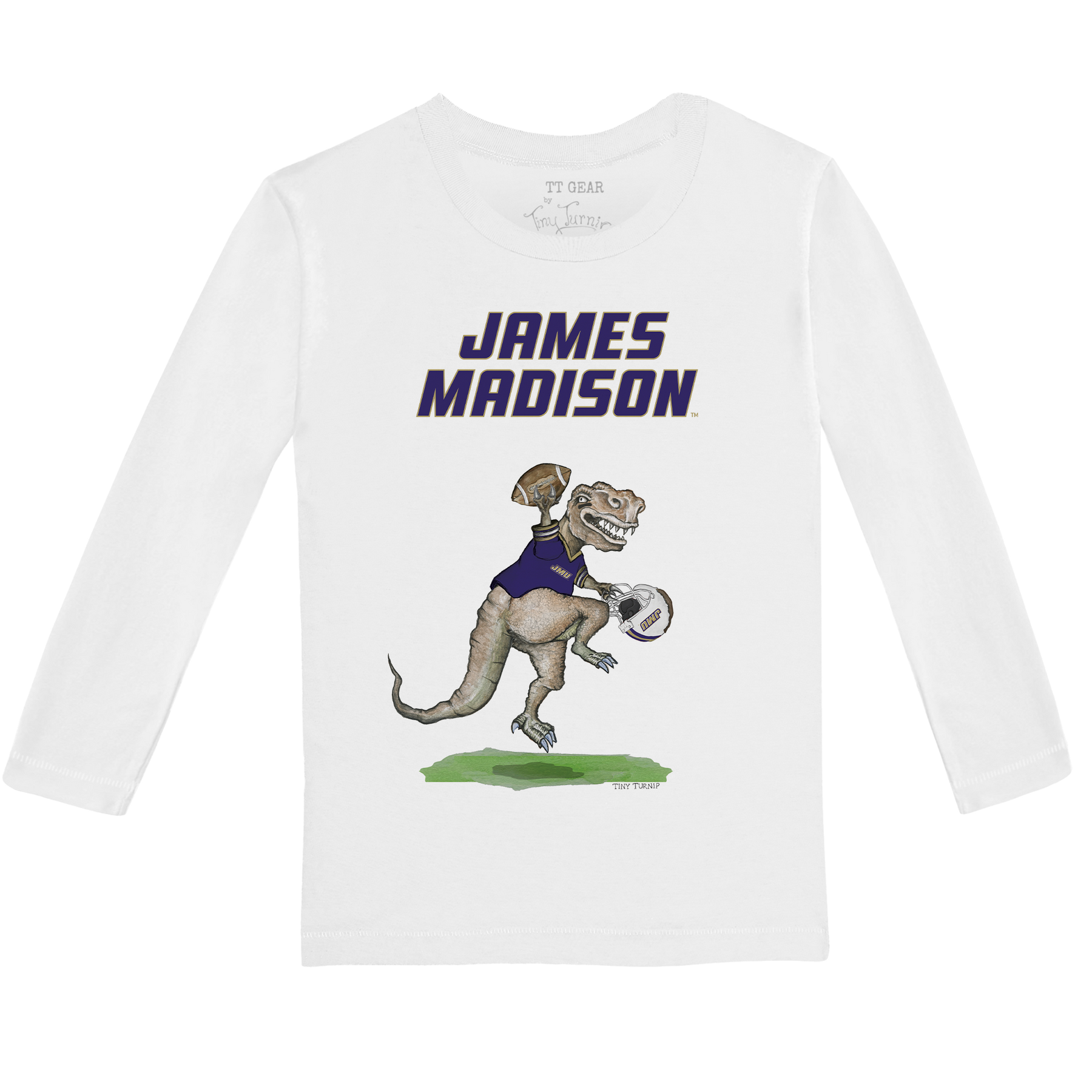 James Madison Dukes TT Rex Long-Sleeve Tee Shirt