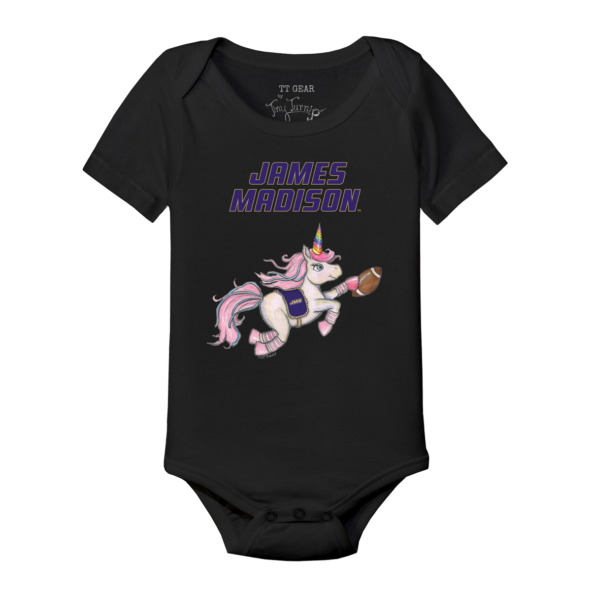 James Madison Dukes Unicorn Short Sleeve Snapper