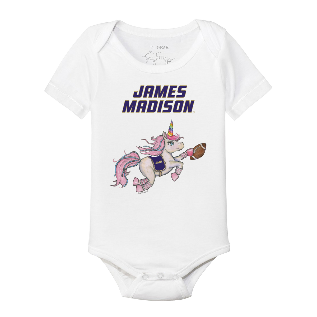James Madison Dukes Unicorn Short Sleeve Snapper
