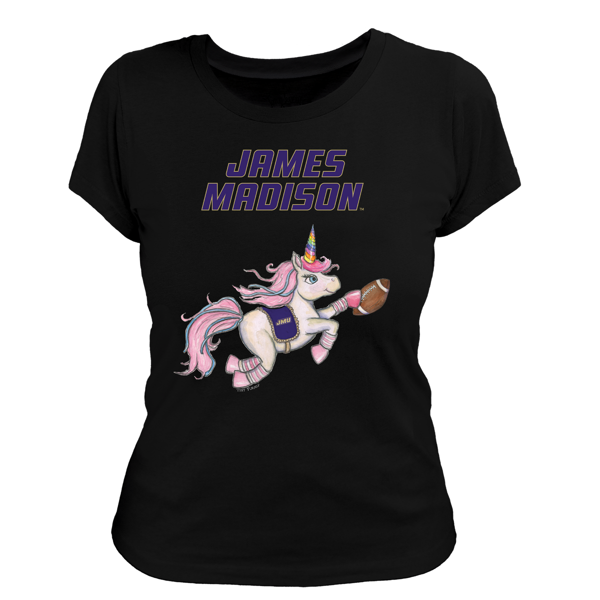 James Madison Dukes Unicorn Women's Tee Shirt