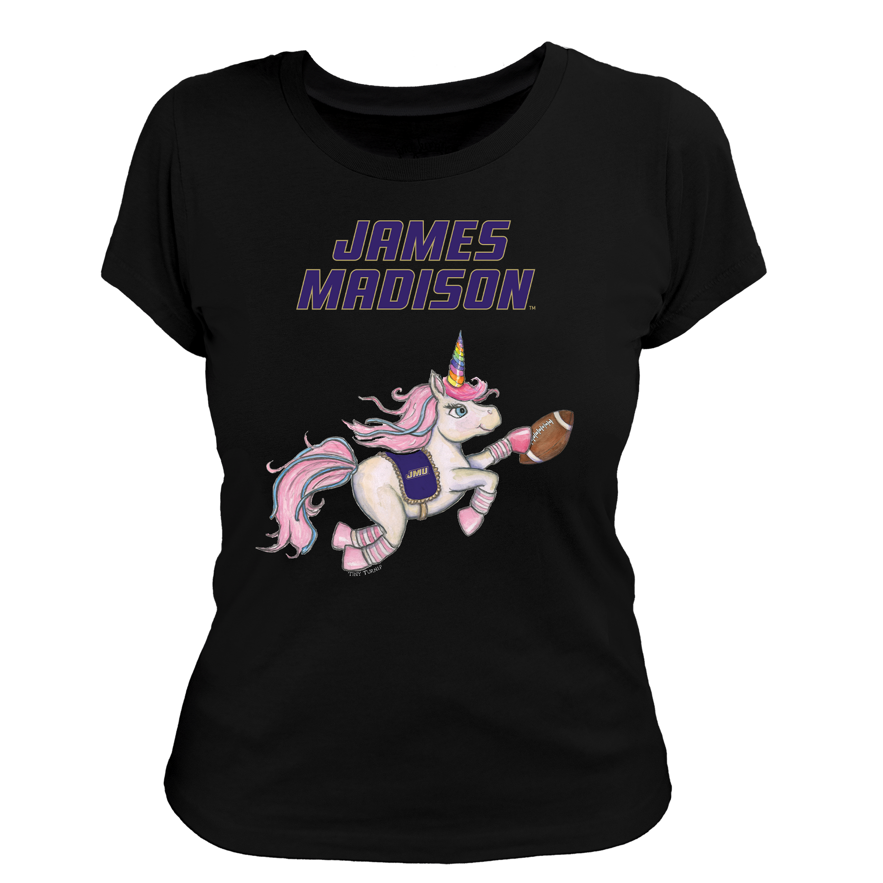 James Madison Dukes Unicorn Women's Tee Shirt