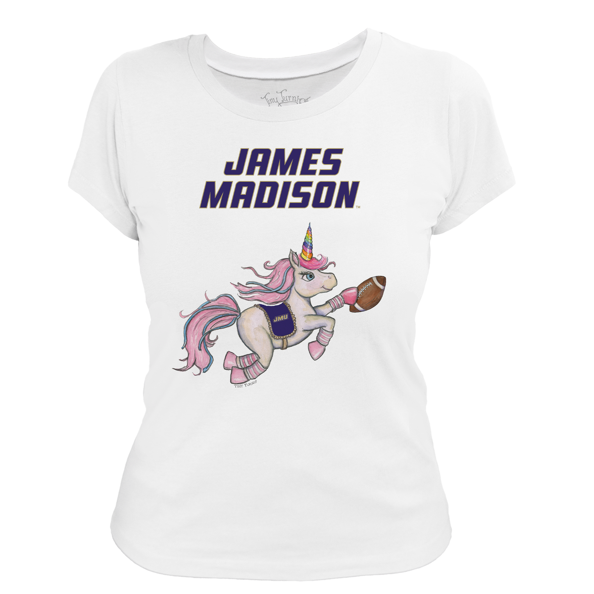 James Madison Dukes Unicorn Women's Tee Shirt
