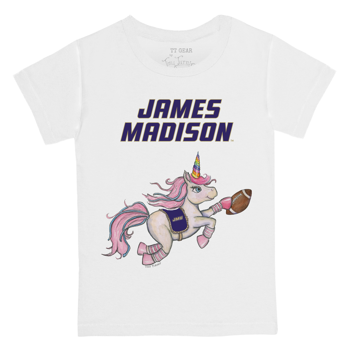 James Madison Dukes Unicorn Kid's Tee Shirt