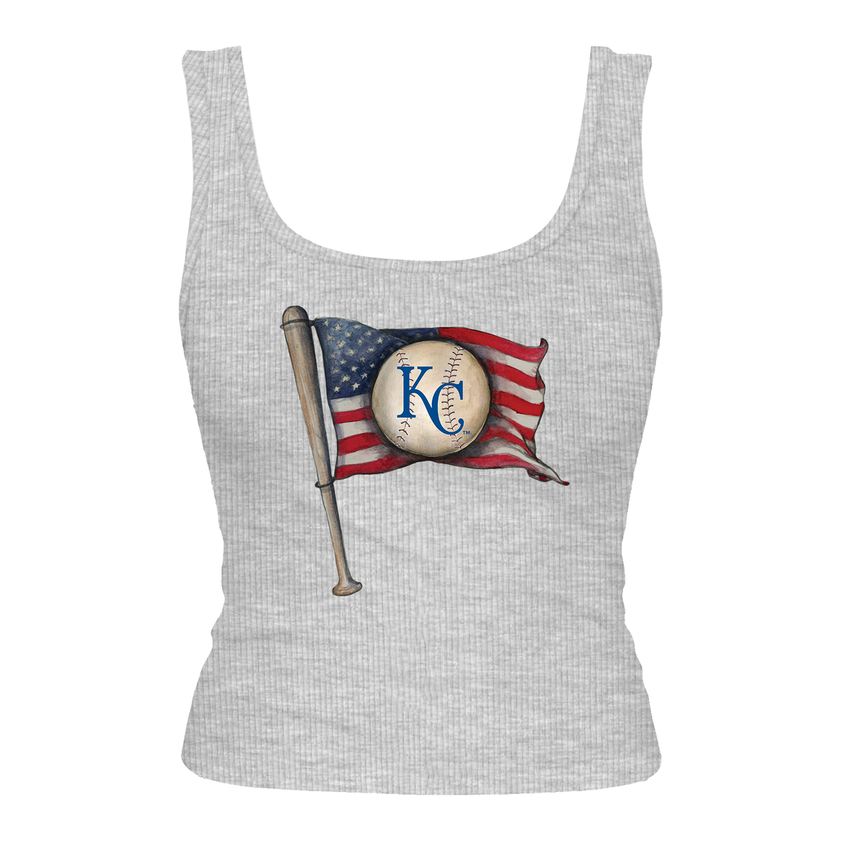 Kansas City Royals Baseball Flag Emmy Tank