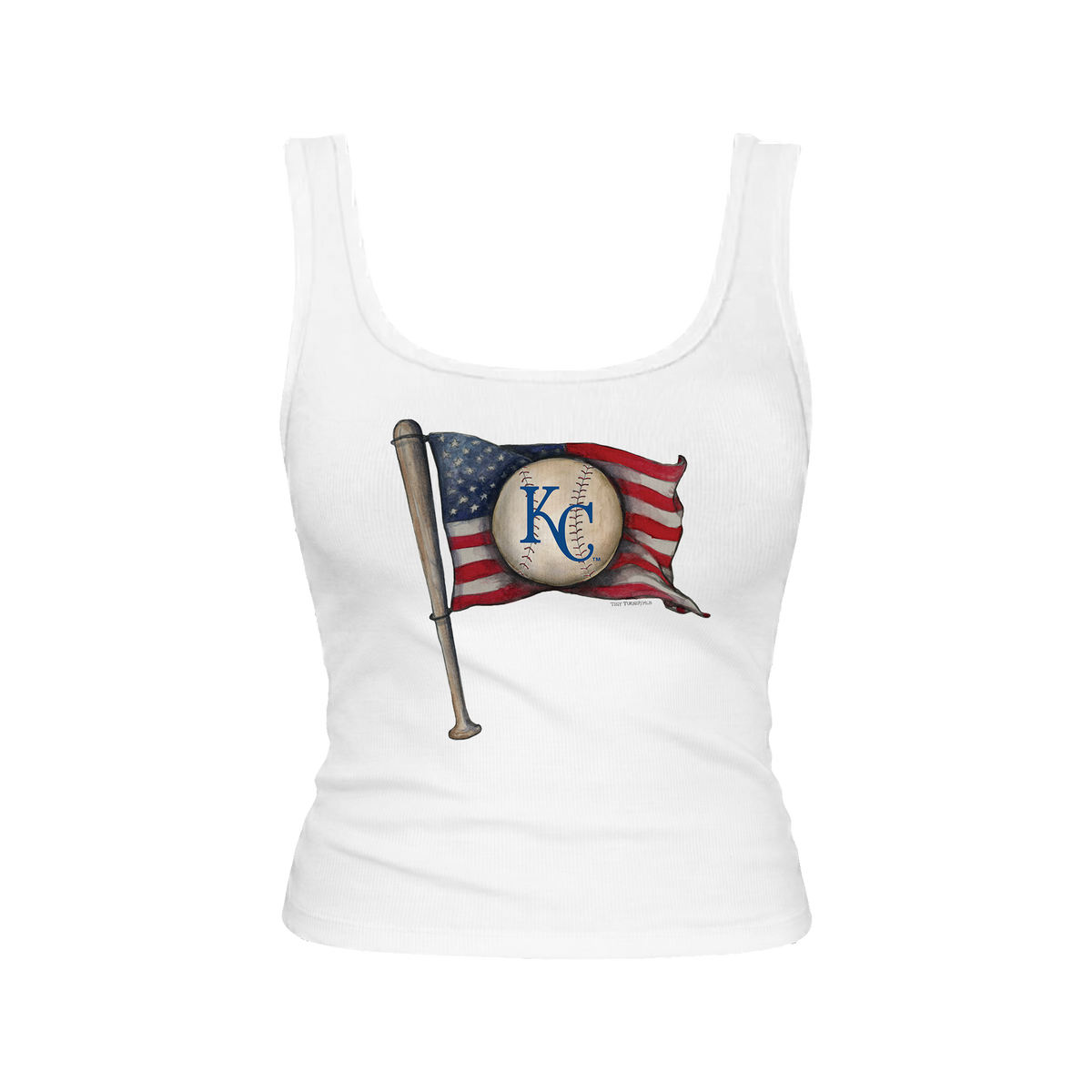 Kansas City Royals Baseball Flag Emmy Tank
