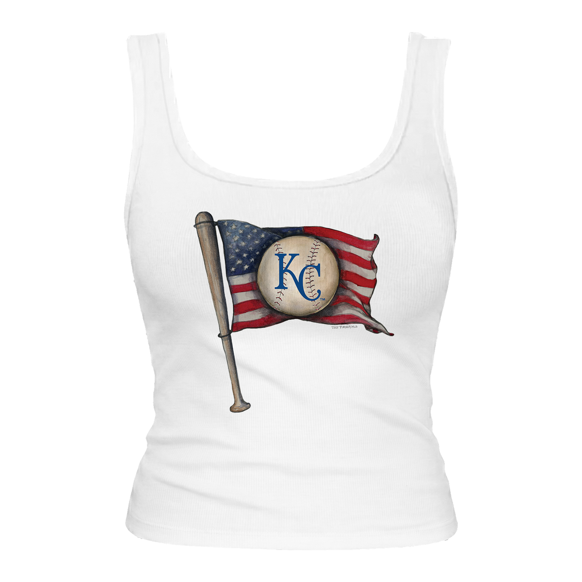 Kansas City Royals Baseball Flag Emmy Tank