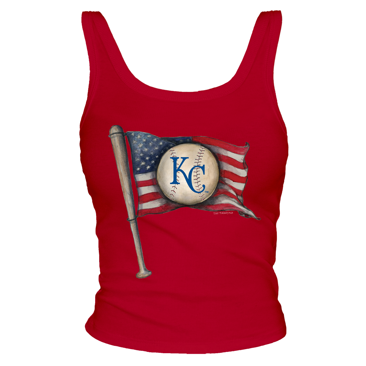 Kansas City Royals Baseball Flag Tank