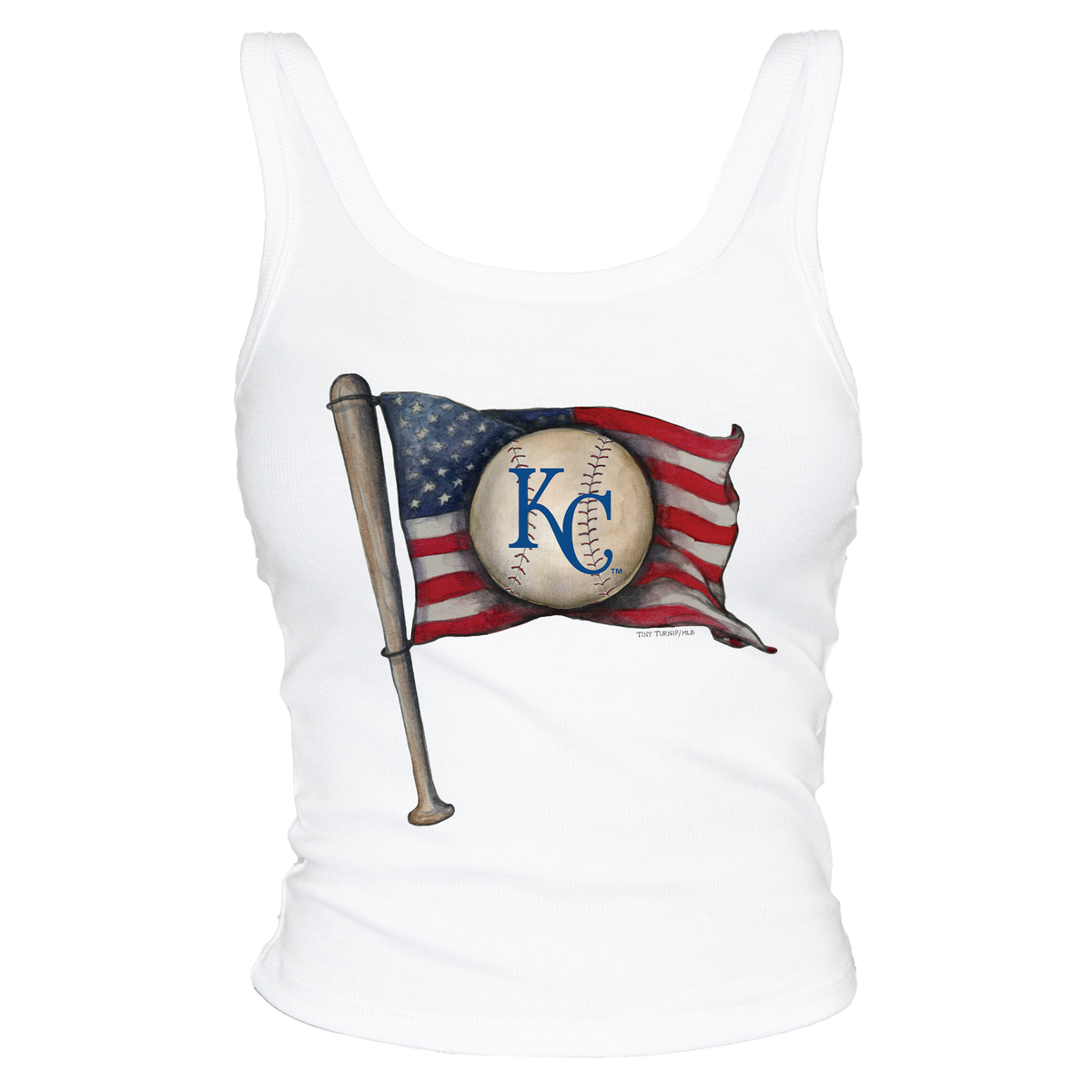 Kansas City Royals Baseball Flag Tank