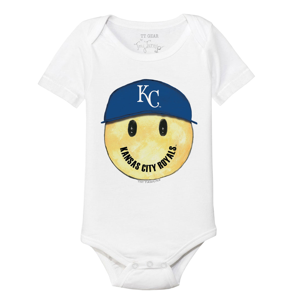 Kansas City Royals Smiley Short Sleeve Snapper