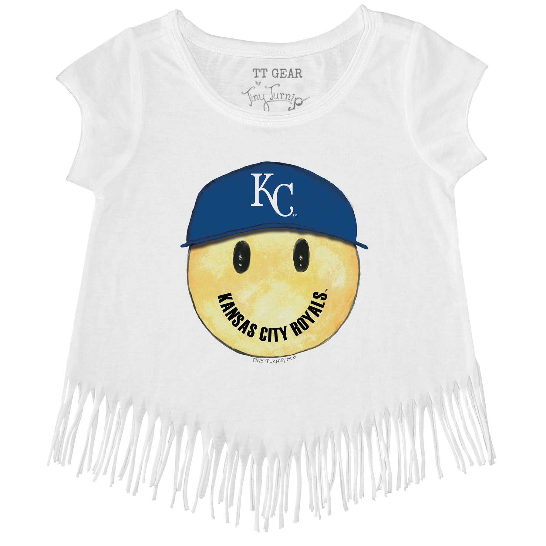 Kansas City Royals Smiley Fringe Tee