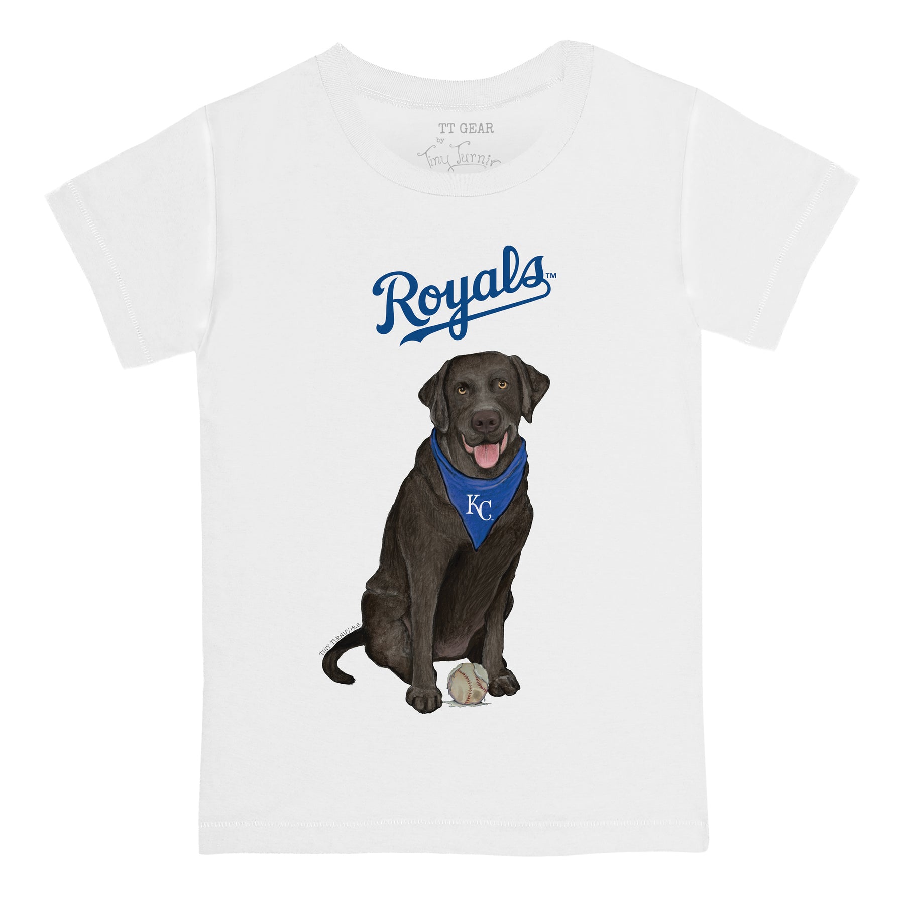 Kansas City Royals Black Labrador Retriever Tee Shirt