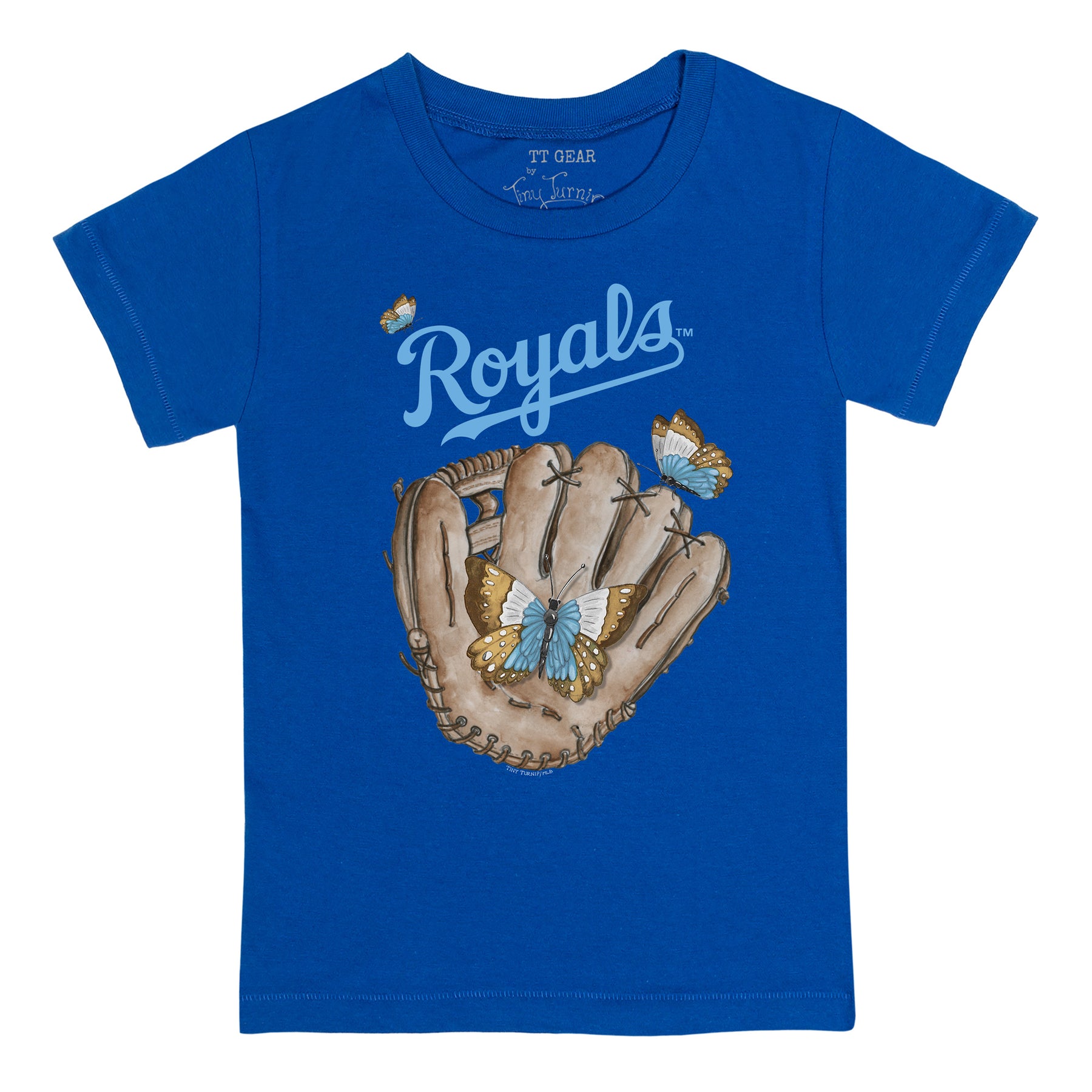 Kansas City Royals Butterfly Glove Tee Shirt