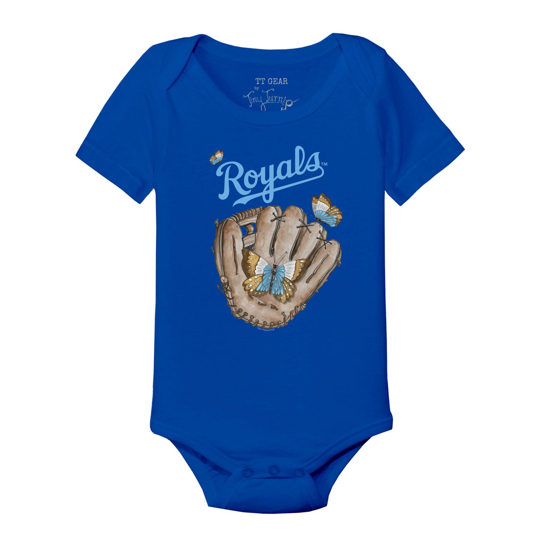 Kansas City Royals Butterfly Glove Short Sleeve Snapper