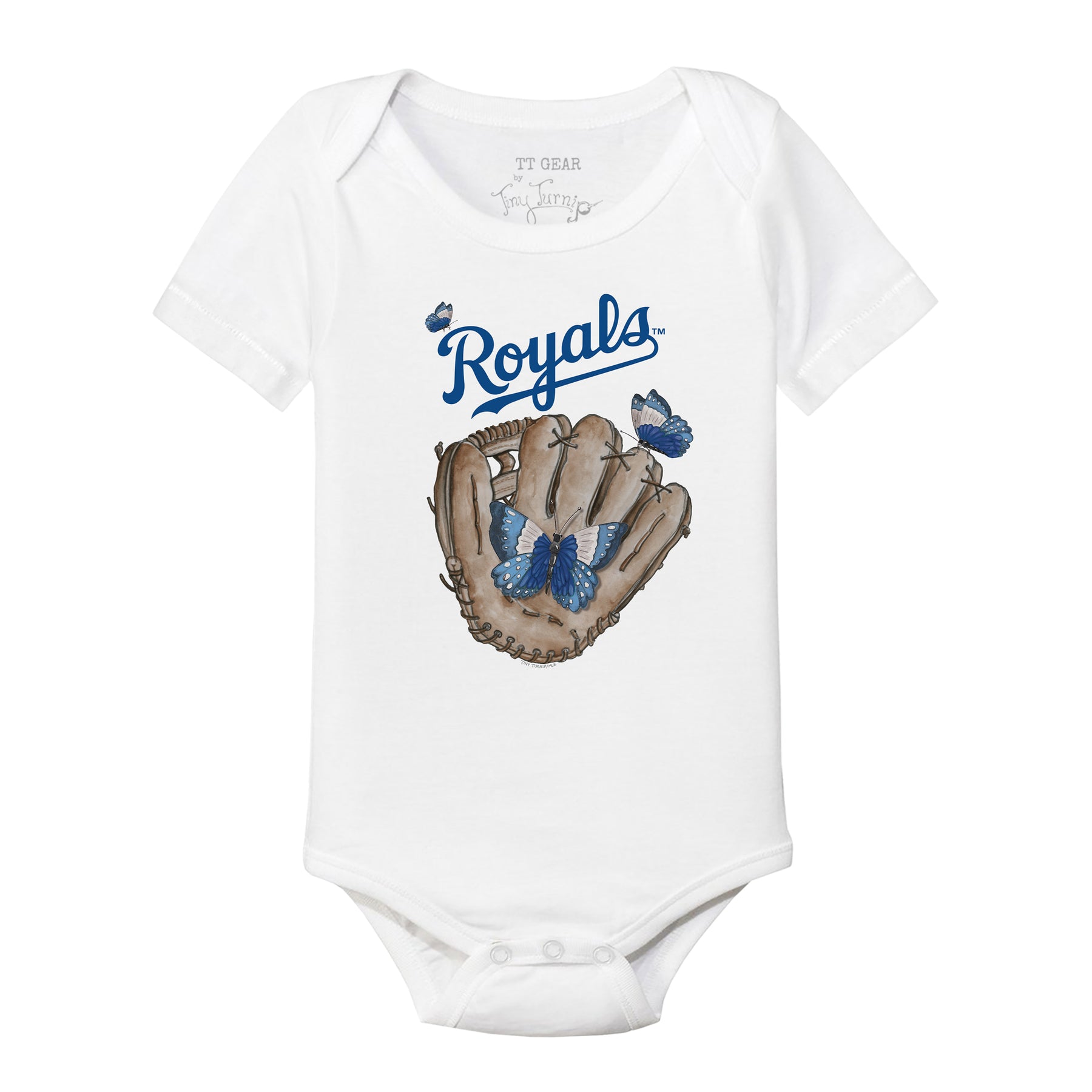 Kansas City Royals Butterfly Glove Short Sleeve Snapper