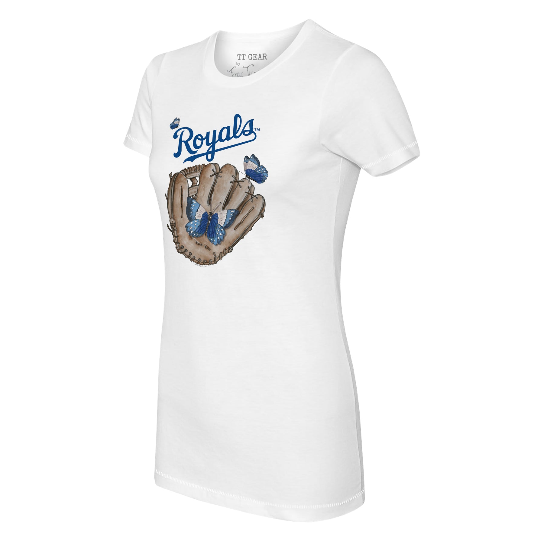 Kansas City Royals Butterfly Glove Tee Shirt