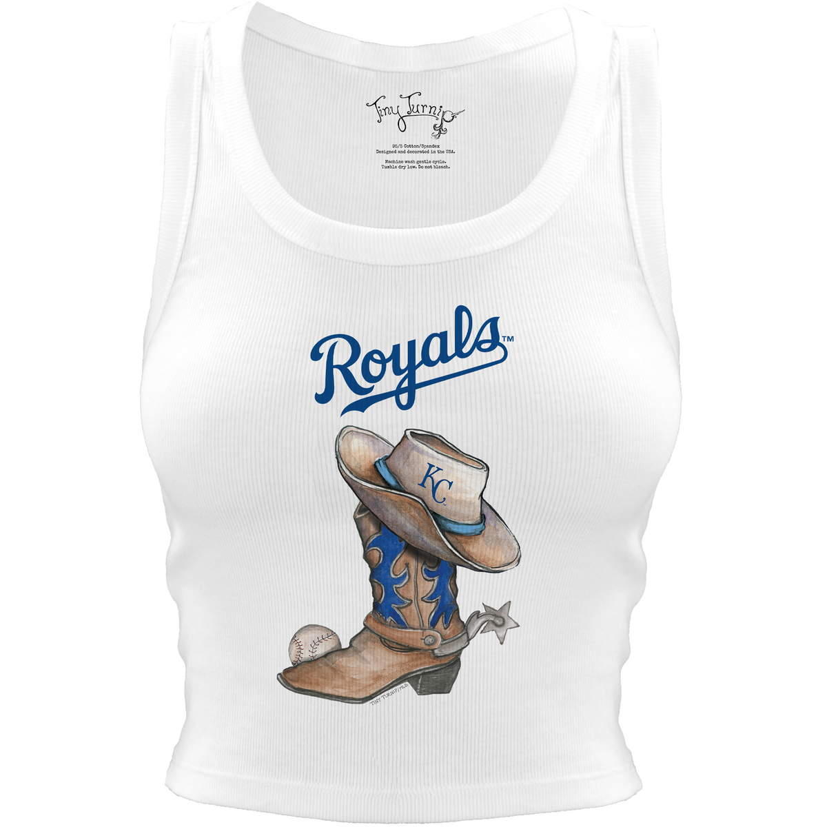 Kansas City Royals Cowboy Boot Crop Tank