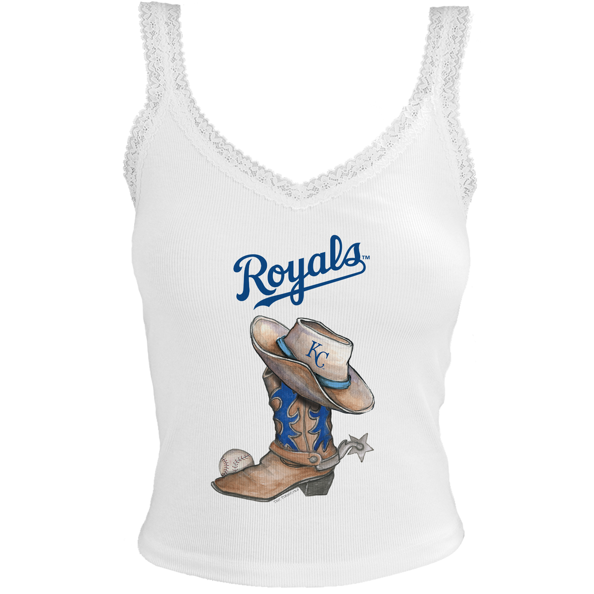 Kansas City Royals Cowboy Boot Lace Tank