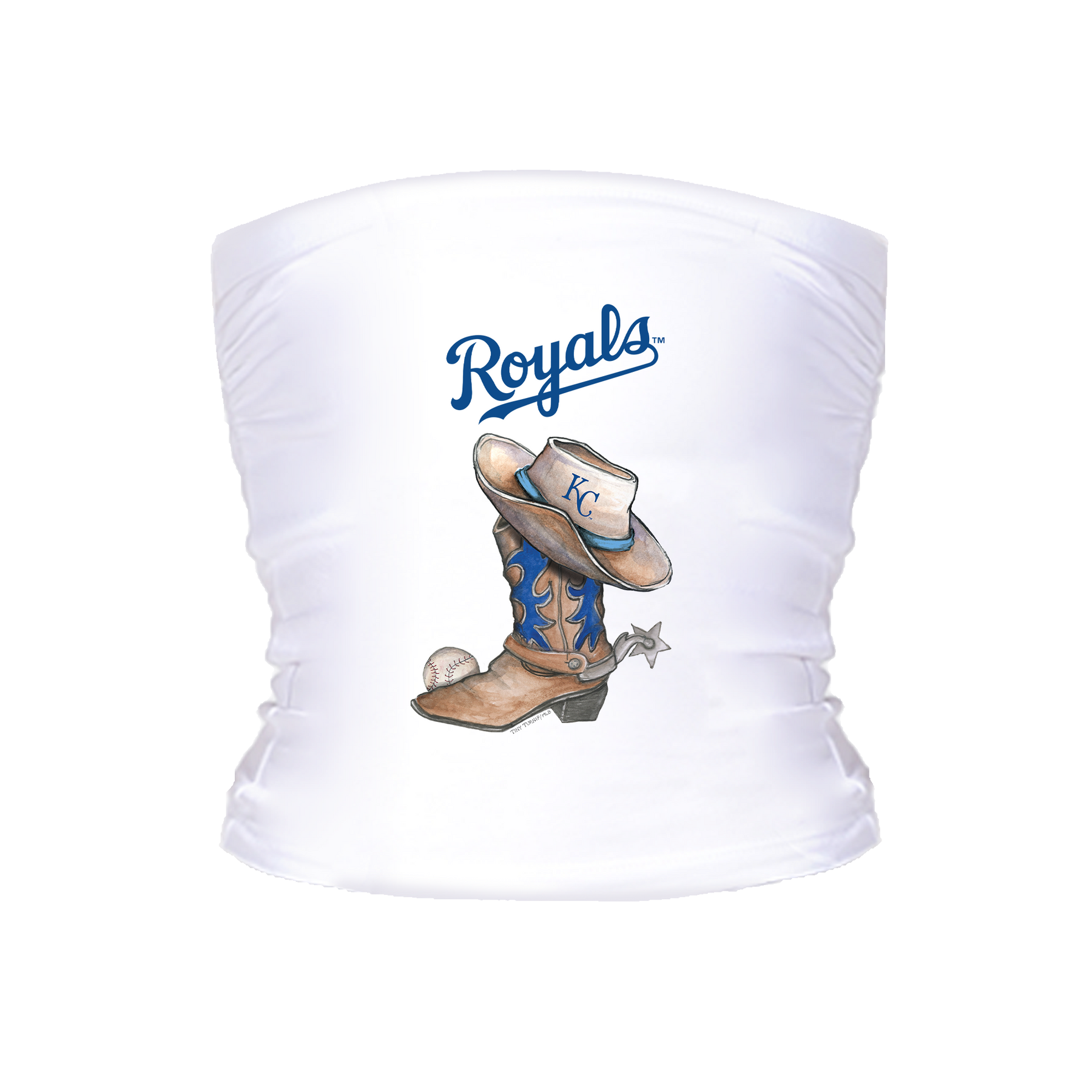 Kansas City Royals Cowboy Boot Tube Top
