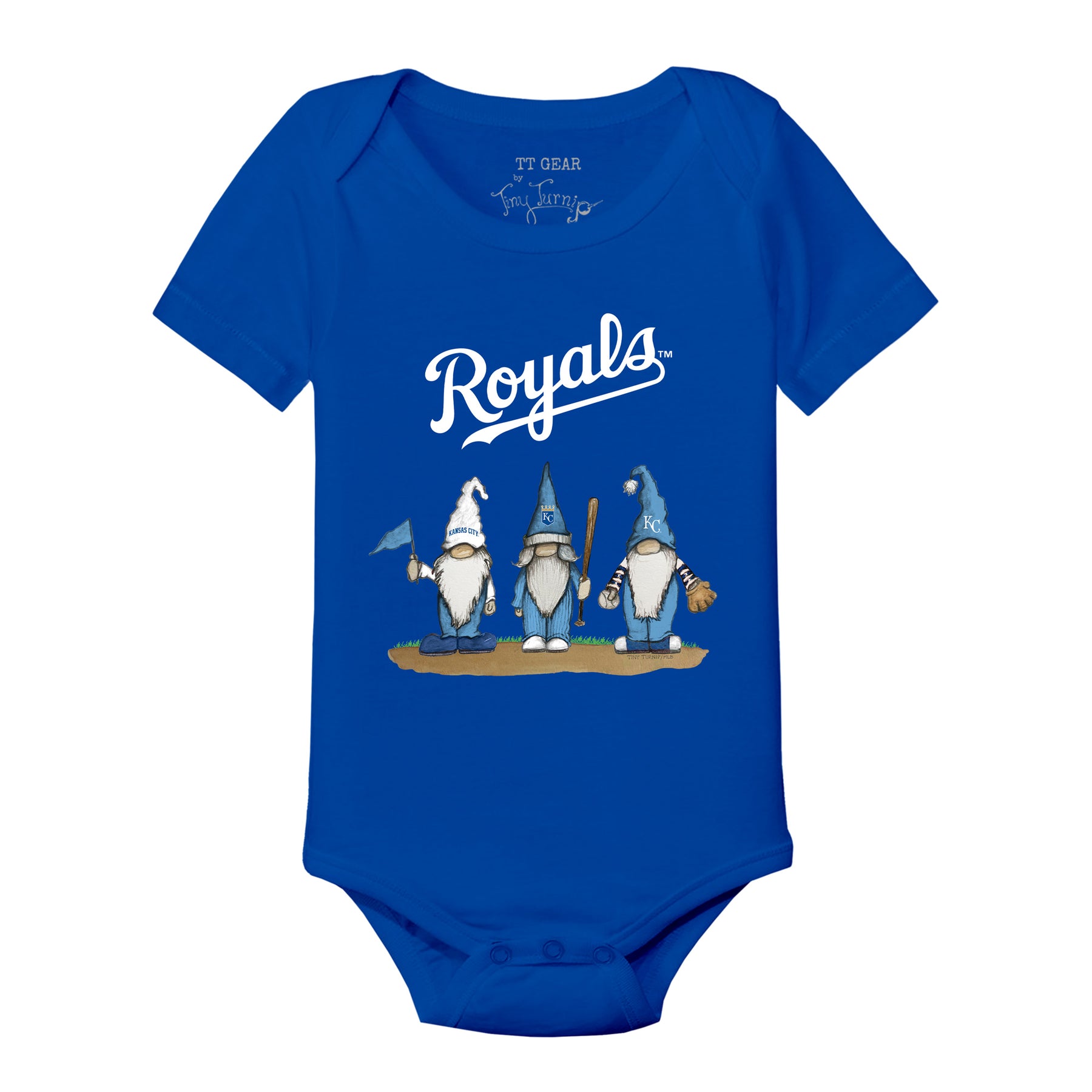 Kansas City Royals Gnomes Short Sleeve Snapper