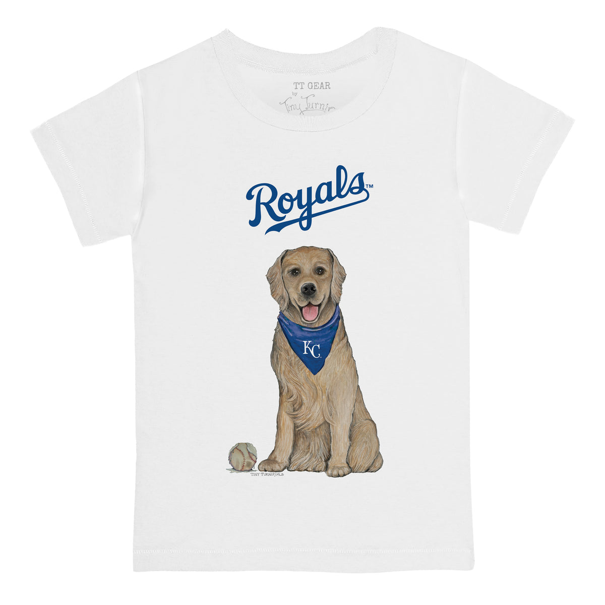 Kansas City Royals Golden Retriever Tee Shirt