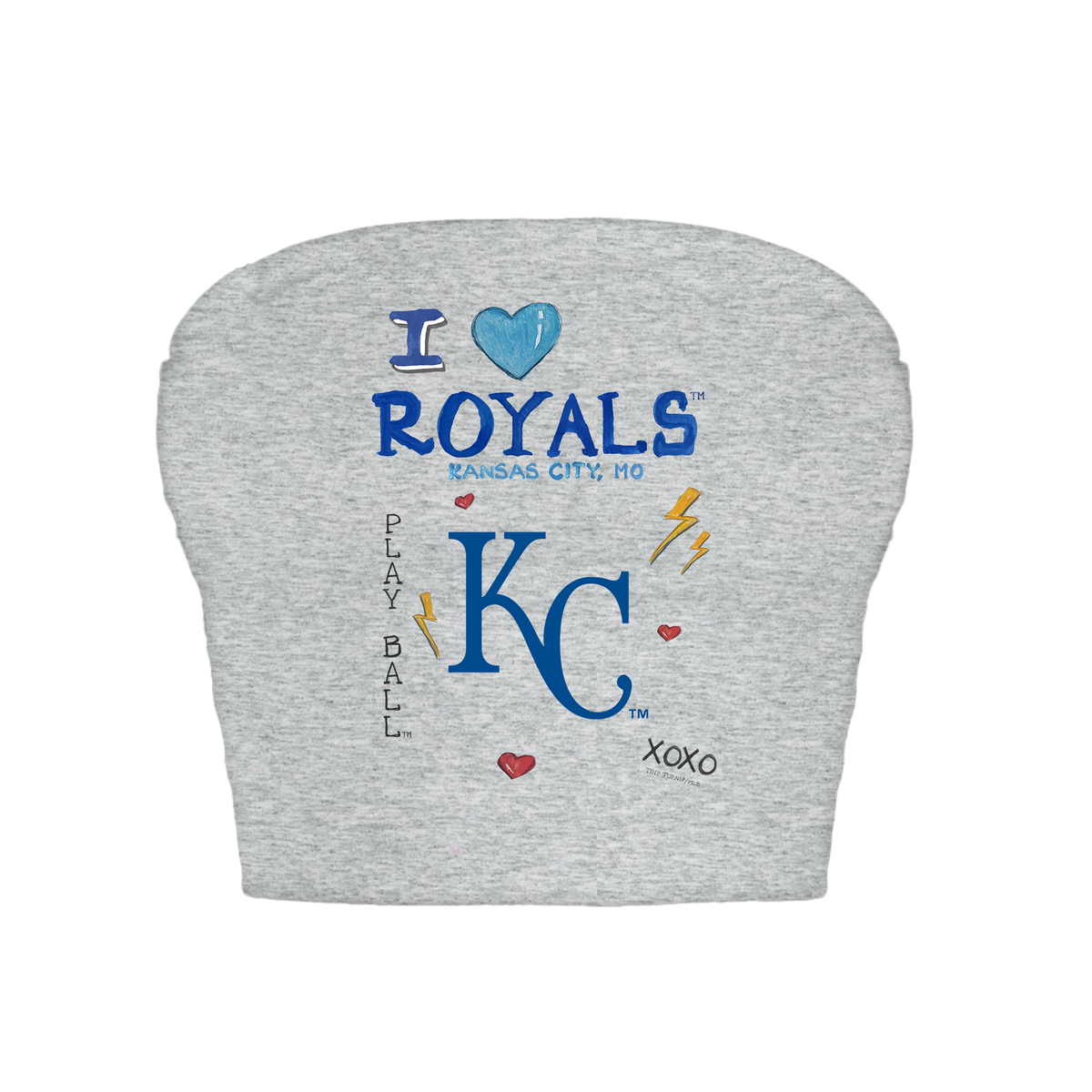Kansas City Royals I Heart Royals Crop Tube Top
